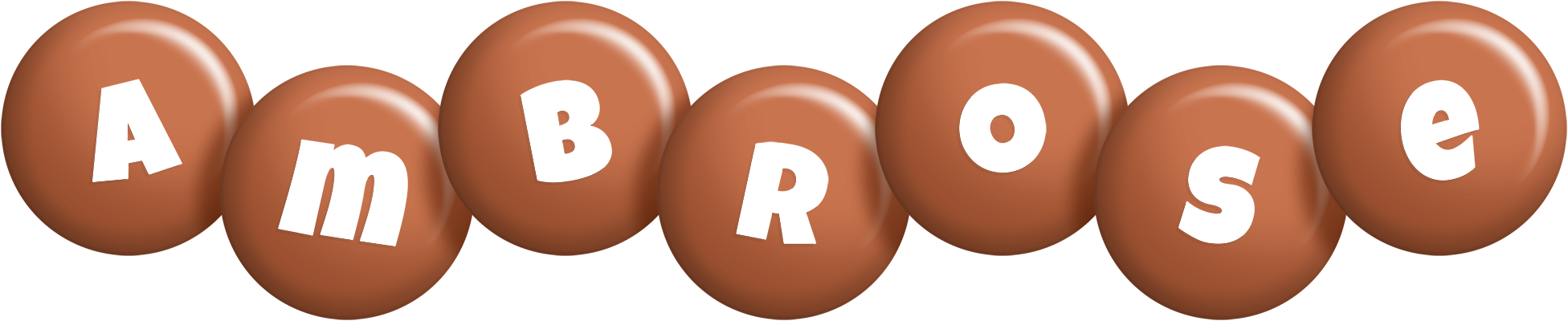 Ambrose candy-brown logo
