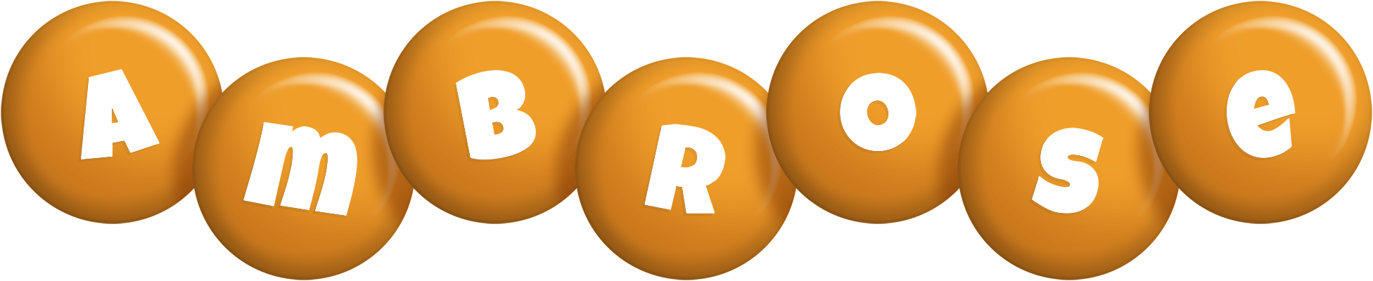Ambrose candy-orange logo