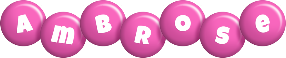 Ambrose candy-pink logo