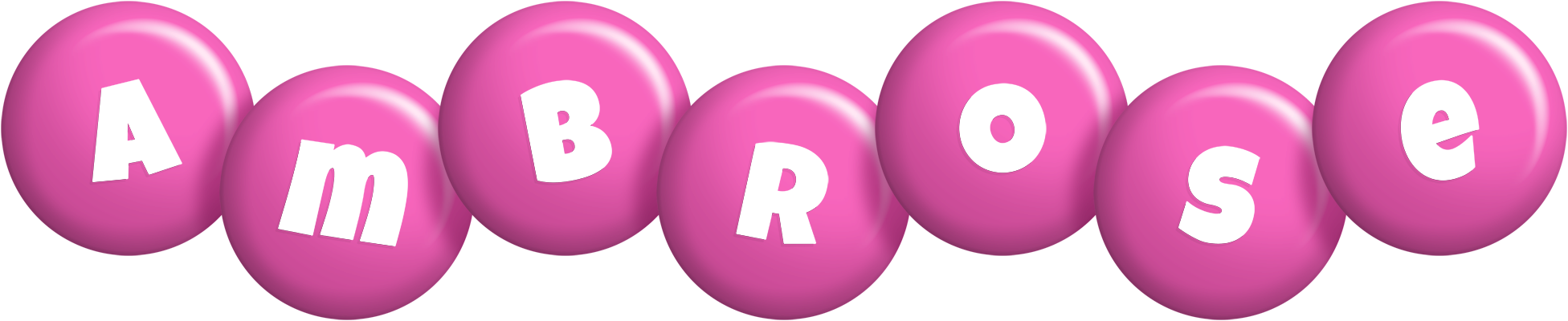Ambrose candy-pink logo