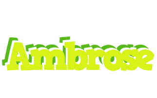 Ambrose citrus logo