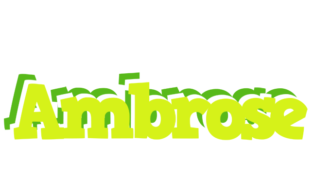 Ambrose citrus logo