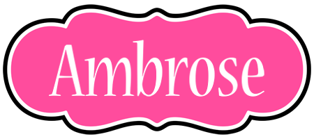 Ambrose invitation logo