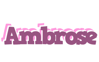 Ambrose relaxing logo