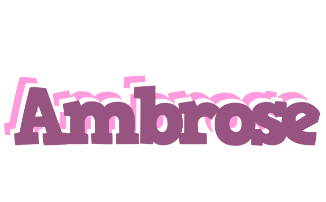 Ambrose relaxing logo