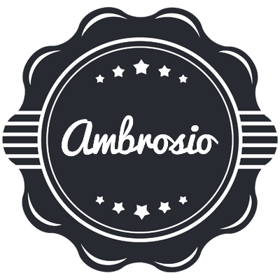Ambrosio badge logo