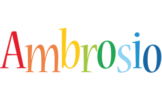 Ambrosio birthday logo