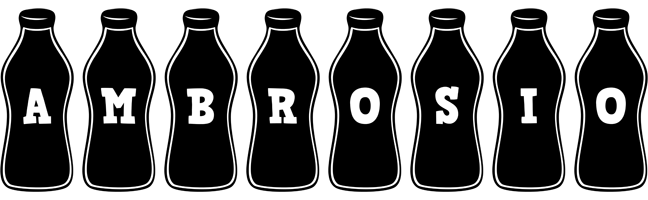 Ambrosio bottle logo