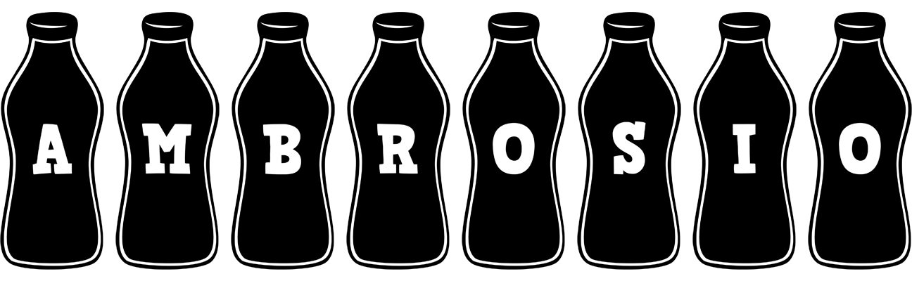 Ambrosio bottle logo
