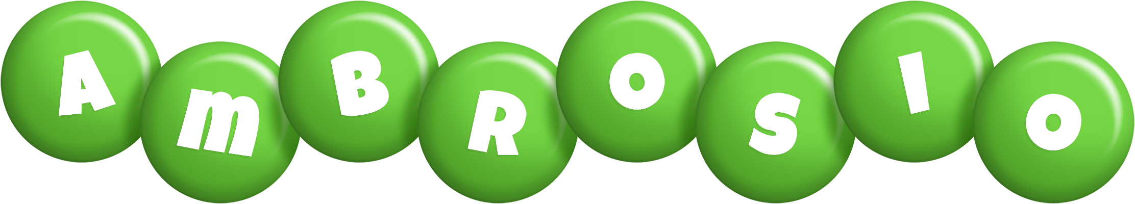 Ambrosio candy-green logo