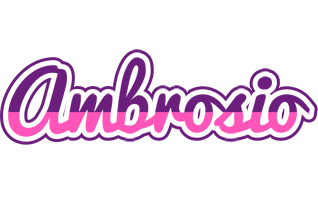 Ambrosio cheerful logo