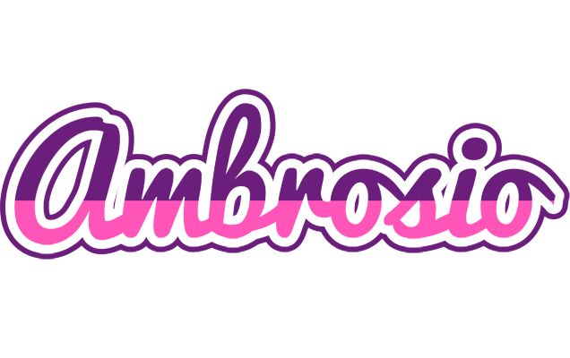 Ambrosio cheerful logo