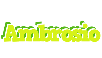 Ambrosio citrus logo