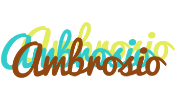 Ambrosio cupcake logo