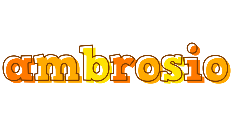 Ambrosio desert logo
