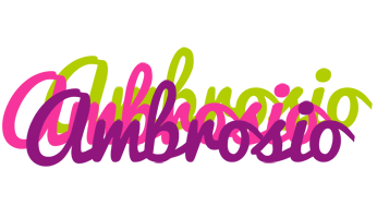 Ambrosio flowers logo