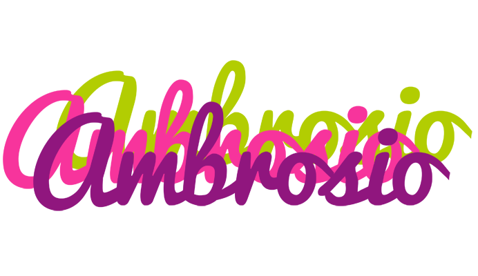 Ambrosio flowers logo