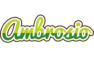 Ambrosio golfing logo