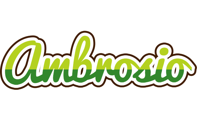 Ambrosio golfing logo