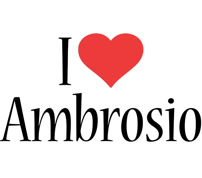Ambrosio i-love logo