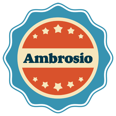 Ambrosio labels logo