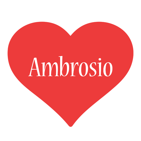 Ambrosio love logo