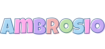 Ambrosio pastel logo