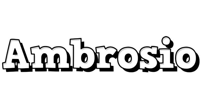 Ambrosio snowing logo