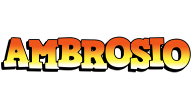 Ambrosio sunset logo