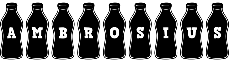 Ambrosius bottle logo