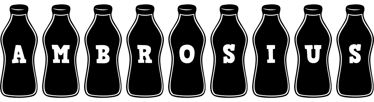 Ambrosius bottle logo