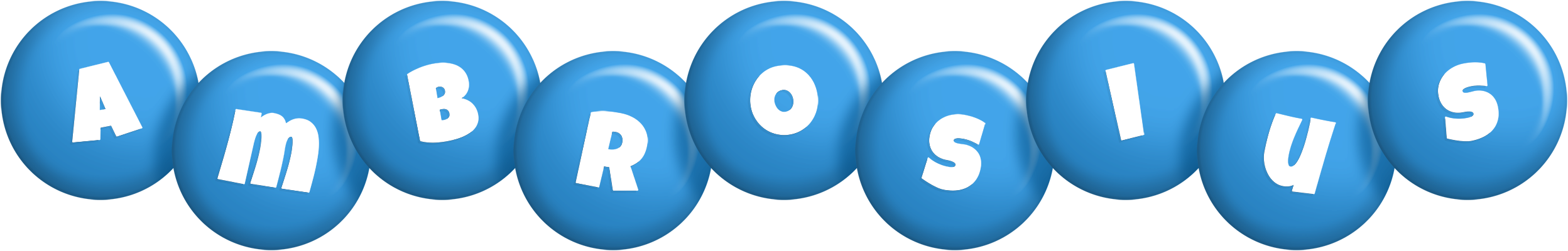 Ambrosius candy-blue logo