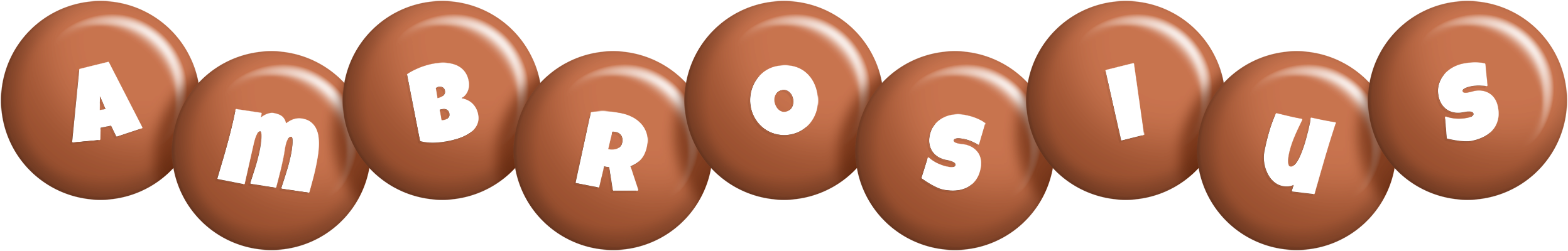 Ambrosius candy-brown logo