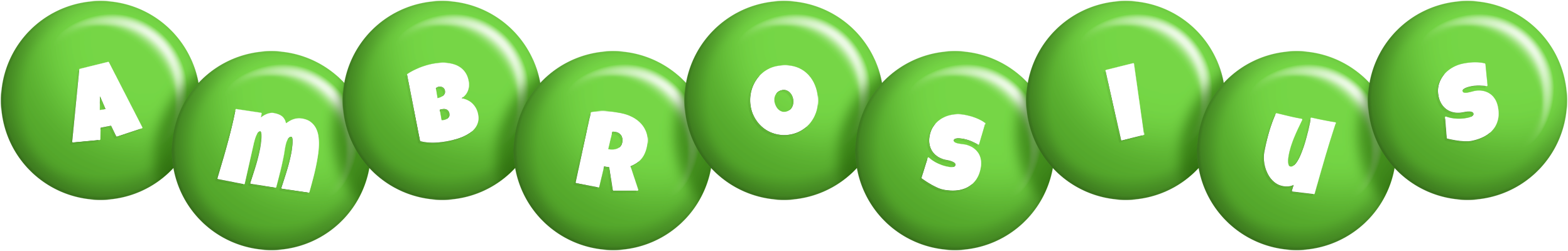 Ambrosius candy-green logo