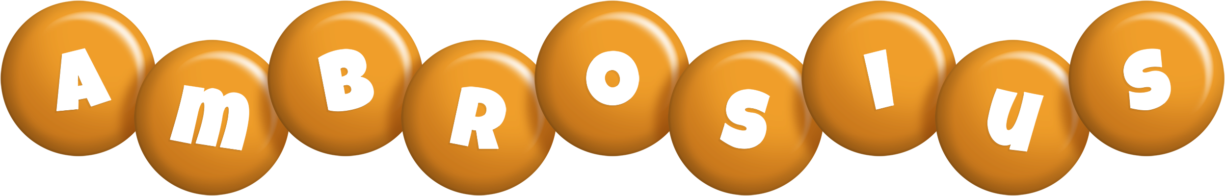 Ambrosius candy-orange logo