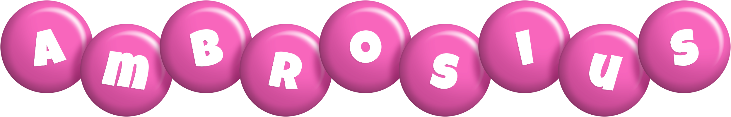 Ambrosius candy-pink logo