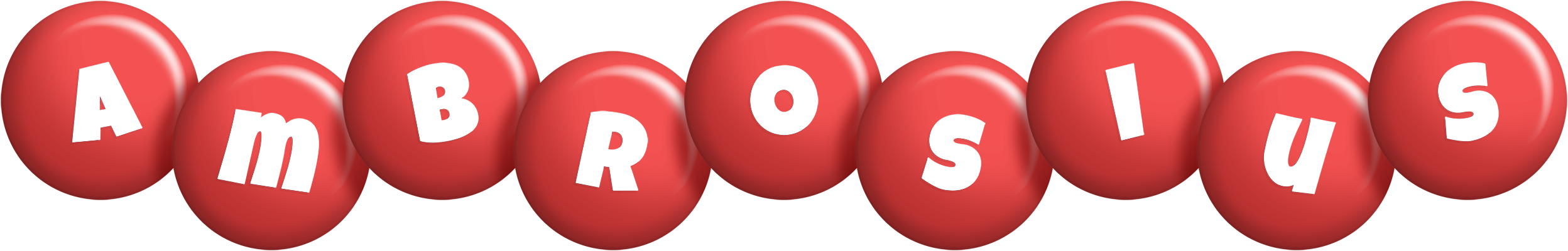 Ambrosius candy-red logo