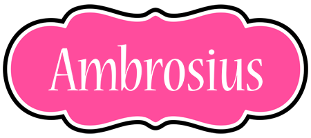 Ambrosius invitation logo