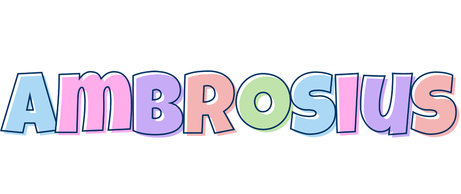 Ambrosius pastel logo