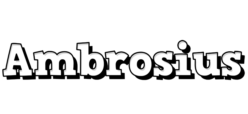 Ambrosius snowing logo