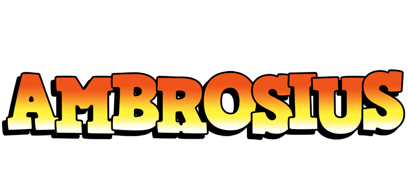 Ambrosius sunset logo