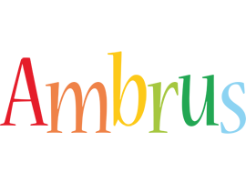 Ambrus birthday logo