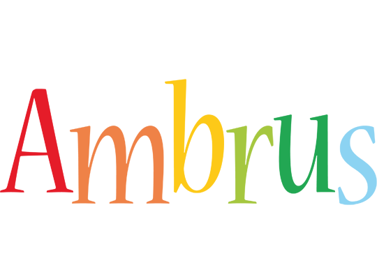 Ambrus birthday logo
