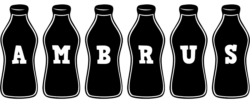 Ambrus bottle logo