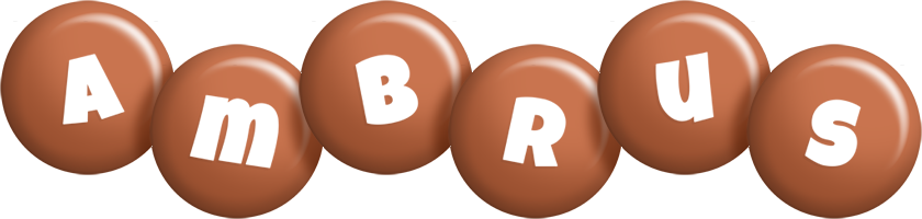 Ambrus candy-brown logo