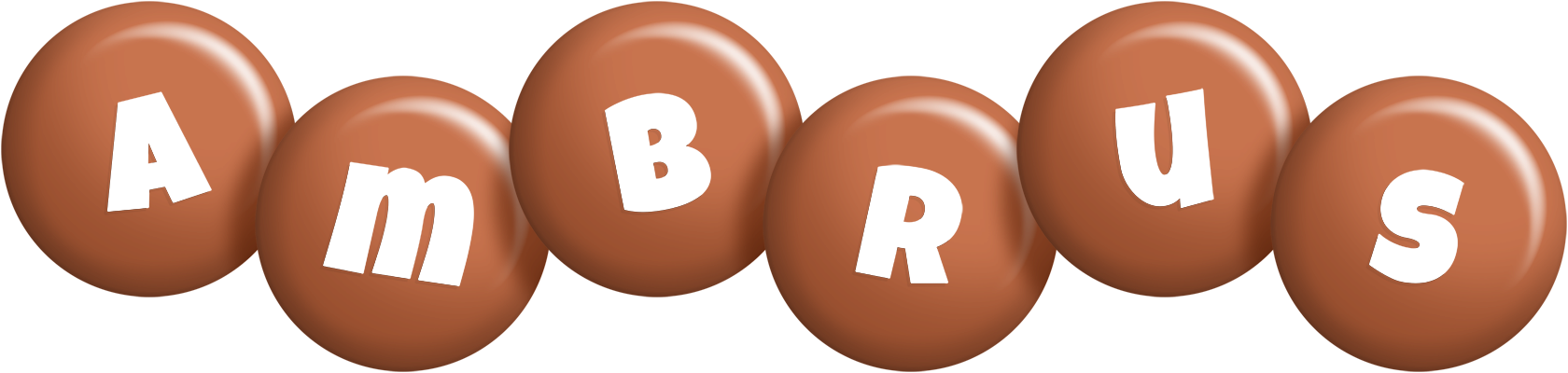 Ambrus candy-brown logo