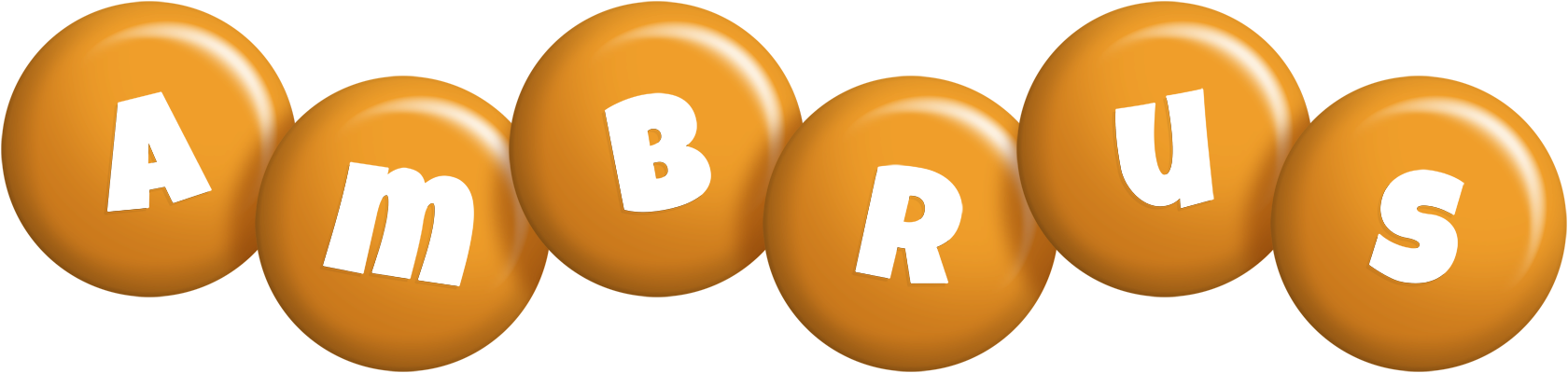 Ambrus candy-orange logo