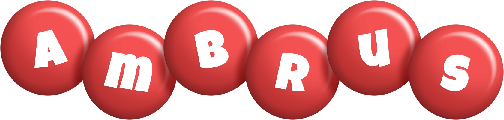 Ambrus candy-red logo