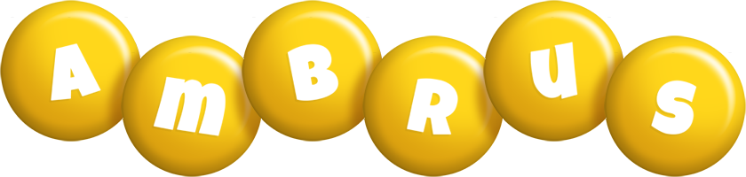 Ambrus candy-yellow logo