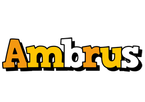 Ambrus cartoon logo